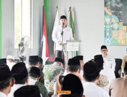 Bupati Pesawaran Hadiri Halalbihalal Sekaligus Serahkan Hibah Tanah ke PCNU