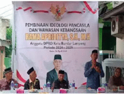 Legislator Golkar Sosialisasikan Ideologi Pancasila dan Wawasan Kebangsaan di Way Halim