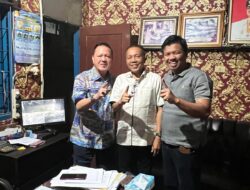 Calon Bupati Pesawaran Supriyanto Silaturahmi Politik dengan Abdurachman Sarbini