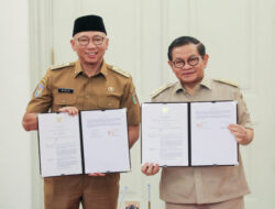 Gubernur Lampung Mirza dan Gubernur DKI Jakarta Tandatangani Kerja Sama antar Daerah Disaksikan Sekjen Kemendagri