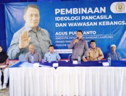 Anggota DPRD Bandarlampung Agus Purwanto Tegaskan Nilai – Nilai Pancasila Harus Terus Diterapkan