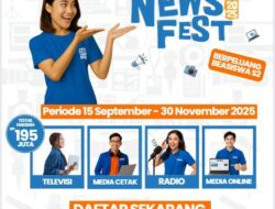 BRI News Fest 2025: Ajak Jurnalis Tanah Air Berkompetisi, Menangkan Hadiah Ratusan Juta dan Beasiswa S2
