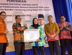 Wali Kota Bandarlampung Apresiasi BPS Hadirkan PST Inovasi Permudah Masyarakat Peroleh Informasi Statistik