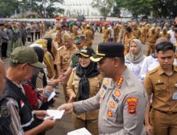 Polresta Bandarlampung dan Pemerintah Daerah Gelar Apel Kesiapsiagaan Tanggap Darurat Bencana