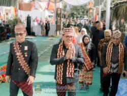 BUPATI DEDI IRAWAN HADIRI KEGIATAN PROGRAM AKTIVASI SEPULUH DESA BUDAYA NASIONAL NGEJALANG FESTI DI PEKON NEGERI RATU TENUMBANG