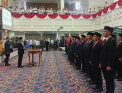 Sekdaprov Lampung Lantik 31 Pejabat Eselon III dan IV