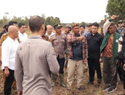 Polda dan Polres Tuba Kawal Ploting Bidang Tanah oleh ATR/BPN Terhadap Lahan yang Diklaim Masyarakat Tiga Kampung