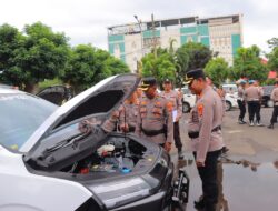 Dukung Kinerja Pamapta, Polresta Bandar Lampung Terima Kendaraan Operasional Ramah Lingkungan