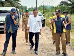 Wabup Tuba Dampingi Gubernur Lampung Tinjau Sejumlah Ruas Jalan di Rawajitu