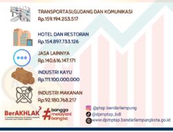 Realisasi Investasi Kota Bandarlampung Triwulan I Tahun 2026 Tembus Rp744,6 Miliar