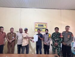 Bhabinkamtibmas Polsek Kotabumi Kota Berhasil Mediasi Selisih Paham Antarwarga Secara Damai