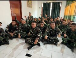 Kodim 0426/Tuba Kembali Gelar Nobar Piala Dunia Selandia Baru vs Mesir di Aula Makodim 0426/TB