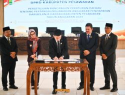 DPRD Setujui Ranperda Pertanggungjawaban APBD Pesawaran Tahun 2025