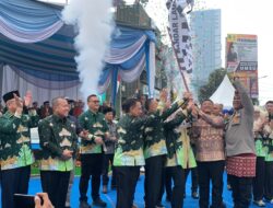 Festival Kendaraan Hias dan Parade Budaya HUT ke-344 Kota Bandar Lampung Berlangsung Meriah