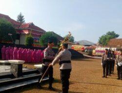 Kapolres Way Kanan Berganti, AKBP Didik Serahkan Esrafet Kepemimpinan kepada AKBP Ramadhona