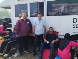 HUT ke-25 Partai Demokrat, PMI Way Kanan dan RS SAPA Gelar Kegiatan Donor Darah di Kampung Sidoarjo