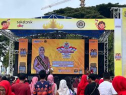 Puluhan Ribu Anak PAUD-TK di Lampung Semarakkan Senam Anak Indonesia Hebat