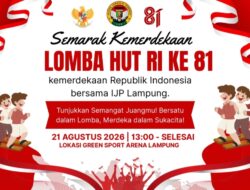 Semarak Kemerdekaan, IJP Lampung Gelar Lomba HUT RI ke-81