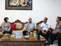 Sinergi Jaga Kamtibmas, Kapolres Lampung Utara Silaturahmi dengan Tokoh Masyarakat Ansori Sabak