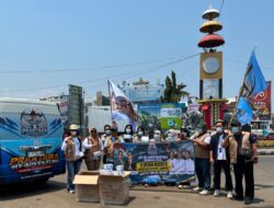 PRANTARA Indonesia Bagikan Masker Gratis, Bantu Warga Lampung Hadapi Debu Vulkanik