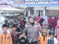 Polres Lampura Gelar Bakti Kesehatan Sunat Gratis di Tugu Payan Mas