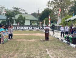 Meriahkan HUT ke-81 TNI, Kodim Way Kanan Gelar Turnamen U-16